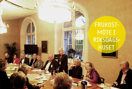 Frukostmöte i riksdagshuset, Stockholm